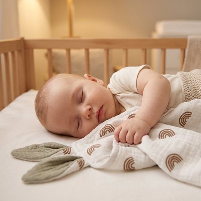 Doudou bébé dort