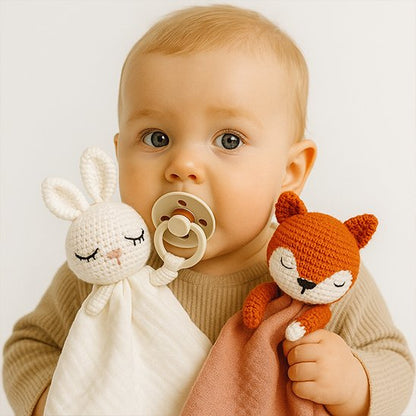Doudou bebe fille avec souccette