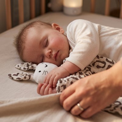 Doudou bébé leopard enfant