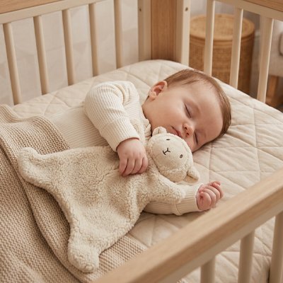 Doudou bebe moton bébé