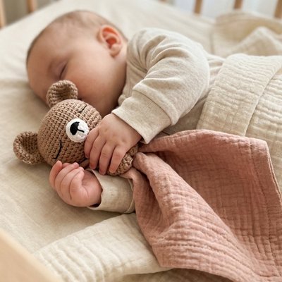 Doudou crochet ours