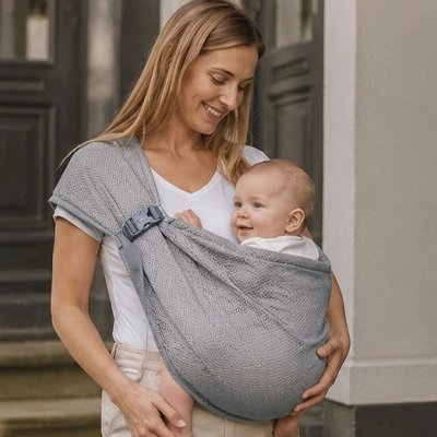 Echarpe de portage Wrapou gris