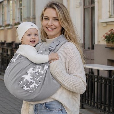 Echarpe de portage Boba Wrap gris