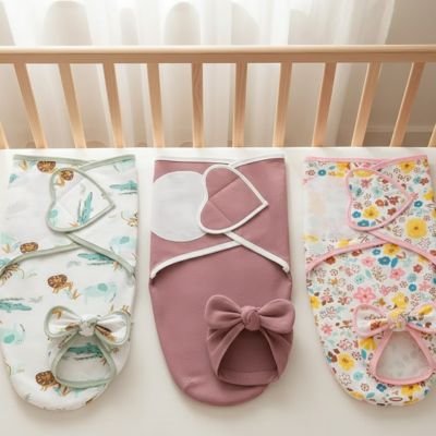 Emmaillotage bébé nuit motif