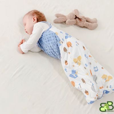 Gigoteuse bebe allonge dort