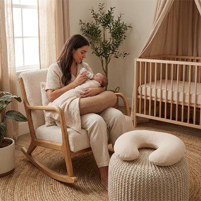 Housse coussin allaitement Déhoussable maman