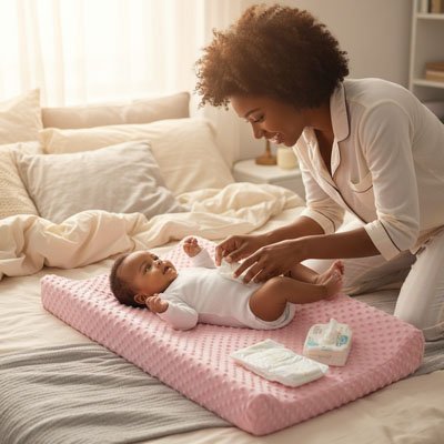 Housse de matelas à langer | Imperméable & Douce bebeloulou