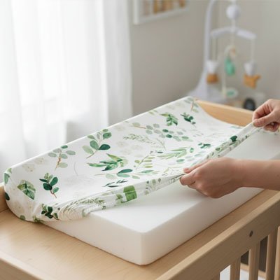 Housse matelas à langer | Douceur Absorbante bebeloulou