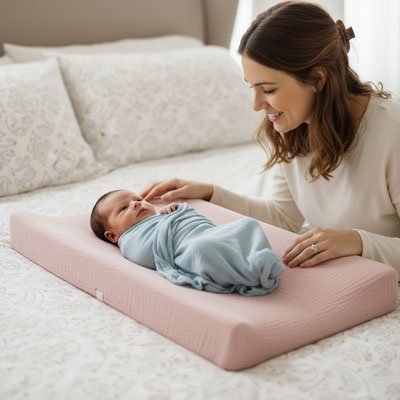 Housse pour matelas à langer | Douce & Imperméable bebeloulou