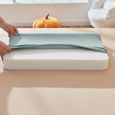 Housse pour matelas à langer | Douce & Imperméable bebeloulou