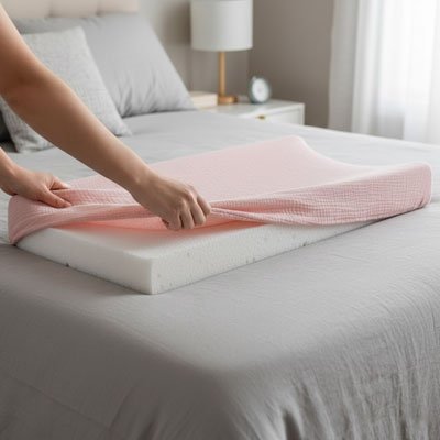Housse pour matelas à langer | Douce & Imperméable bebeloulou