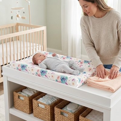 Housse pour matelas à langer | Doucepopo bebeloulou