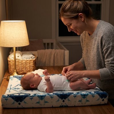Housse pour matelas à langer | Doucepopo bebeloulou