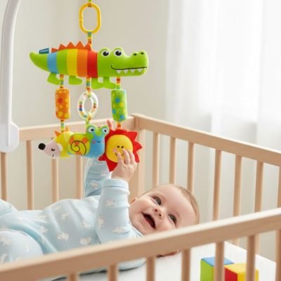 Jouet bebe Évolutif Sensoriel crocodile