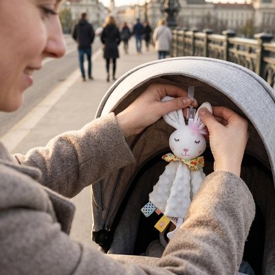 Lapin doudoublanc maman