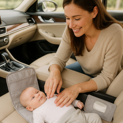 Matelas à langer  gris