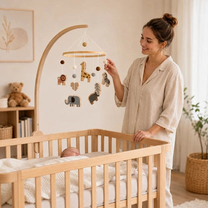 MOBILE BEBE BOIS | Petit Nuage bebeloulou