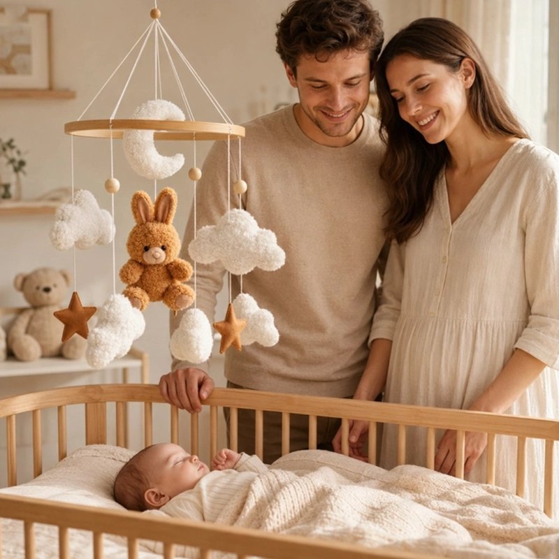 MOBILE BEBE EN BOIS ours