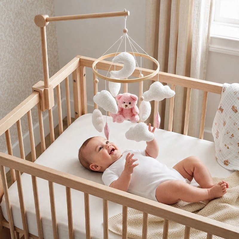Mobile bébé enfant dans lit