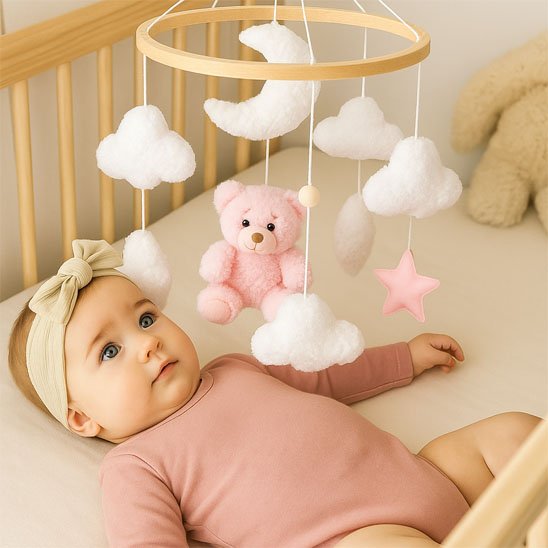 MOBILE BEBE enfant ours