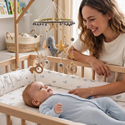 Mobile bébé maman enfant