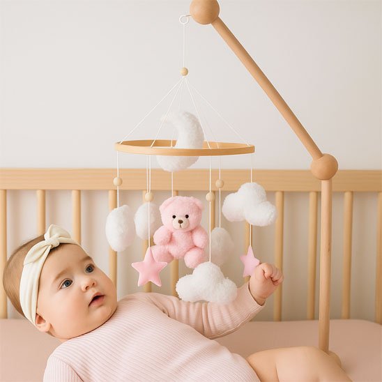MOBILE BEBE rose