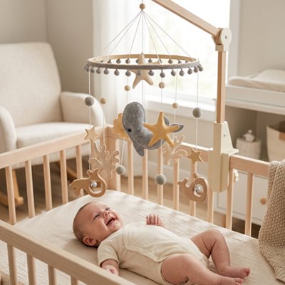 Mobile lit bébé chambre