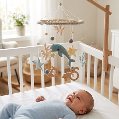 Mobile lit bébé enfant