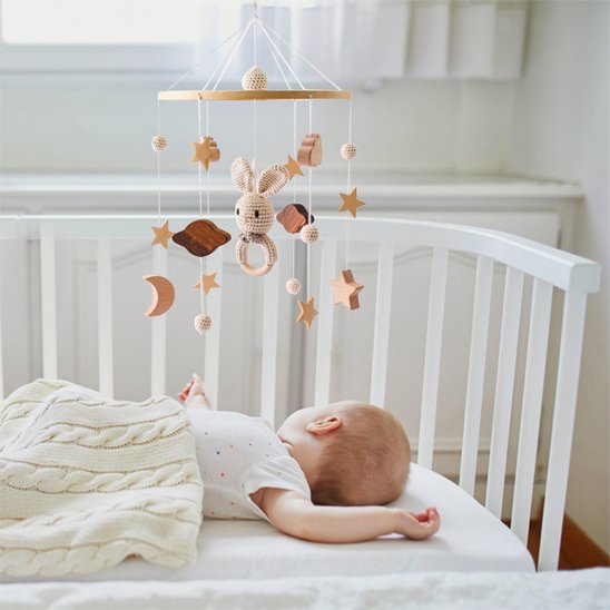 Mobile musical bébé lit enfant