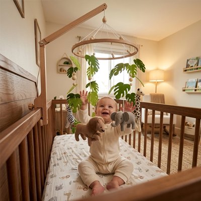 Mobile pour bébé | Safari bebeloulou