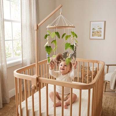 Mobile pour bébé | Safari bebeloulou