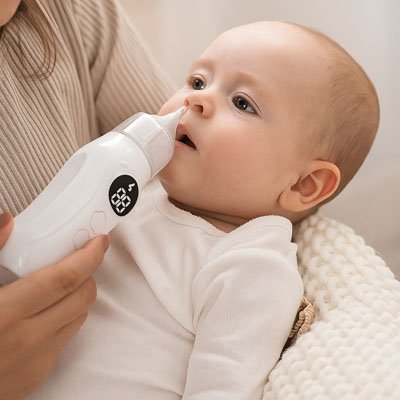 Mouche bébé électrique blanc enfant maman