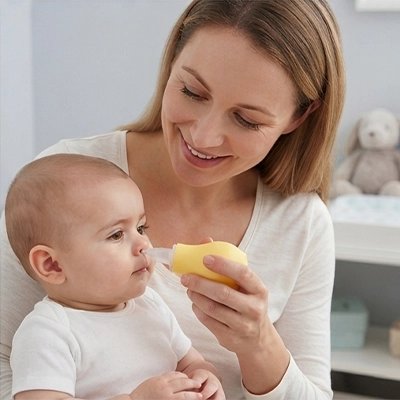 Mouche bébé jaune