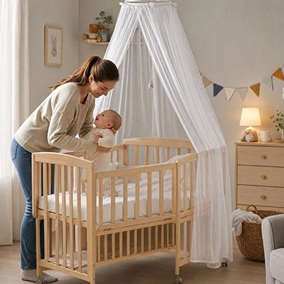 Moustiquaires lit bebe | Petit Rêve bebeloulou