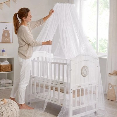 Moustiquaires lit bebe | Petit Rêve bebeloulou