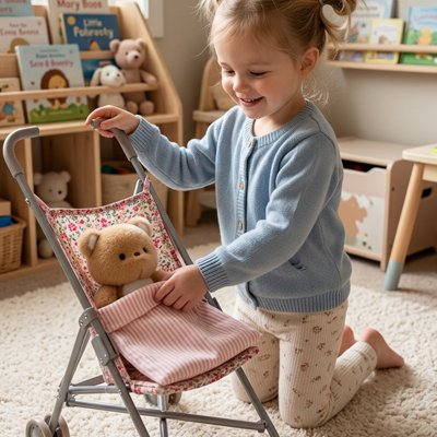 Ours en peluche Teddy Bébé petite fille