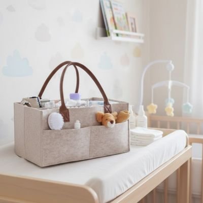Panier de rangement bébé chambre enfant