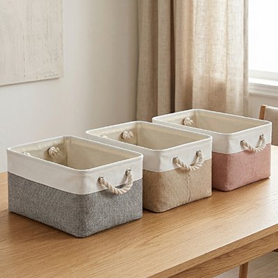 Panier rangement bébé Organisateur élégant couleurs