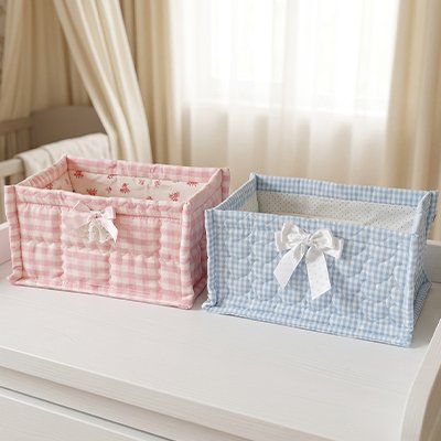 Panier rangement bébé deux variantes