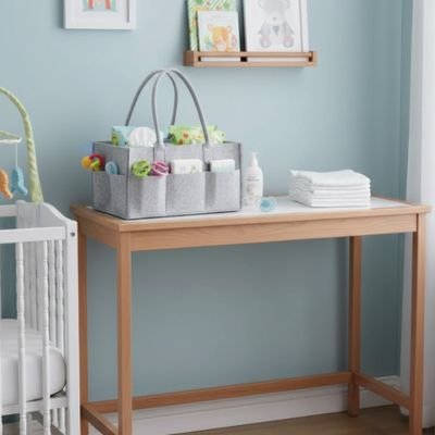 PANIER RANGEMENT BEBE gris couches