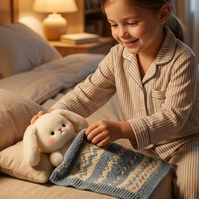 Peluche lapin Flocon blanc enfant