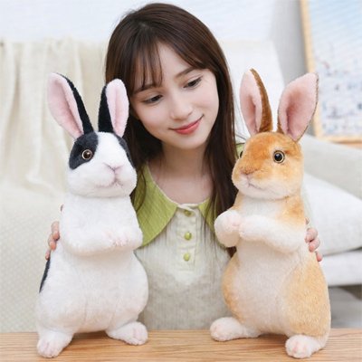 Lapin peluche | Pompon bebeloulou