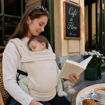 PORTE BEBE HANCHE beige