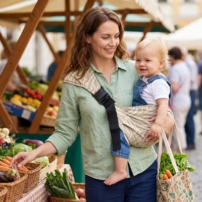Porte bébé | Ergonomique bebeloulou