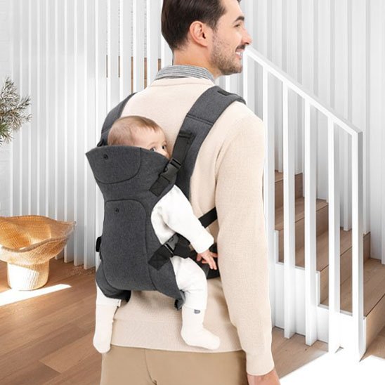 Porte bébé sur dos