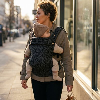 PORTE BEBE gris
