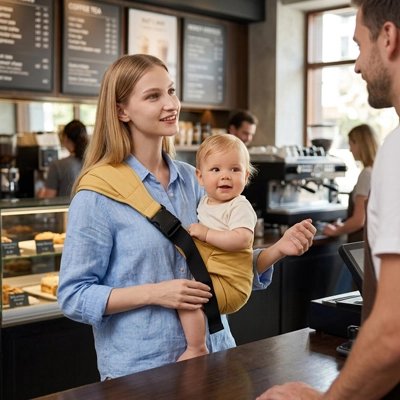 Porte bébé Confort partagé enfant