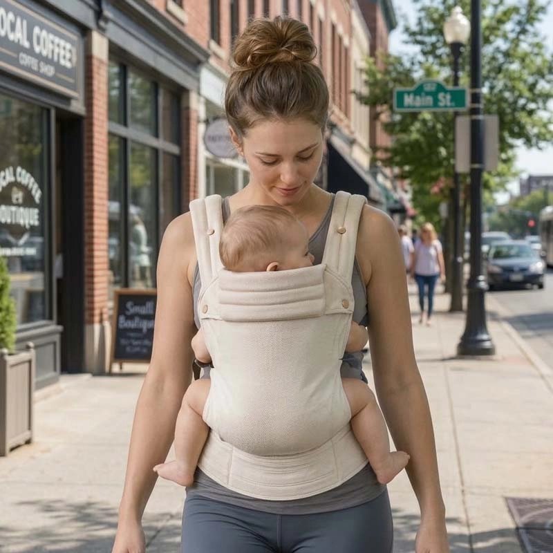 PORTE BEBE HANCHE maman promene