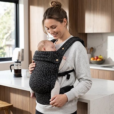 Porte bebe Lullabyssnoir gris enfant