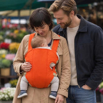Porte bebe orange parents